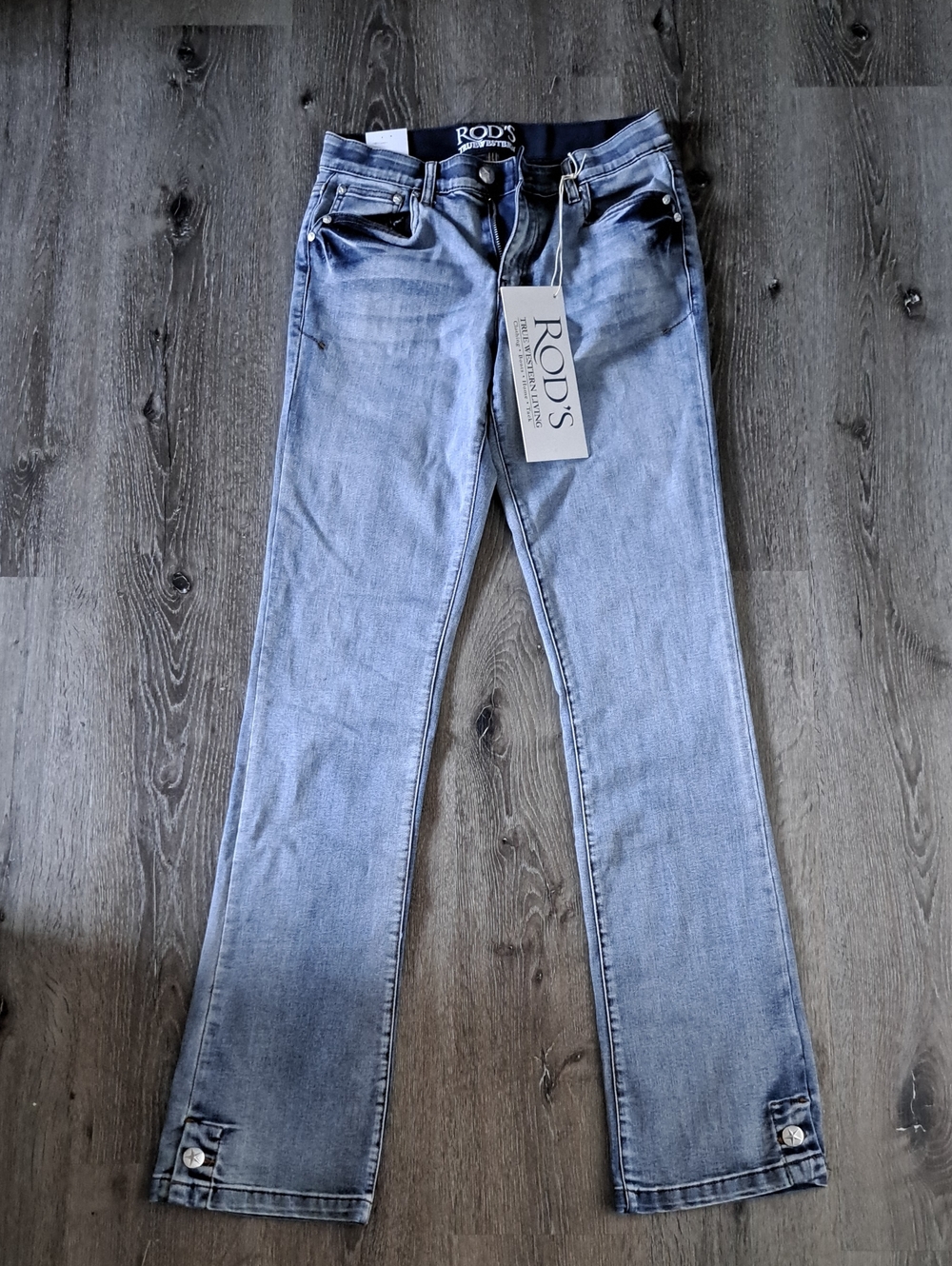 Rod's Light Wash Women's Flare Jeans - Classic Wide Leg